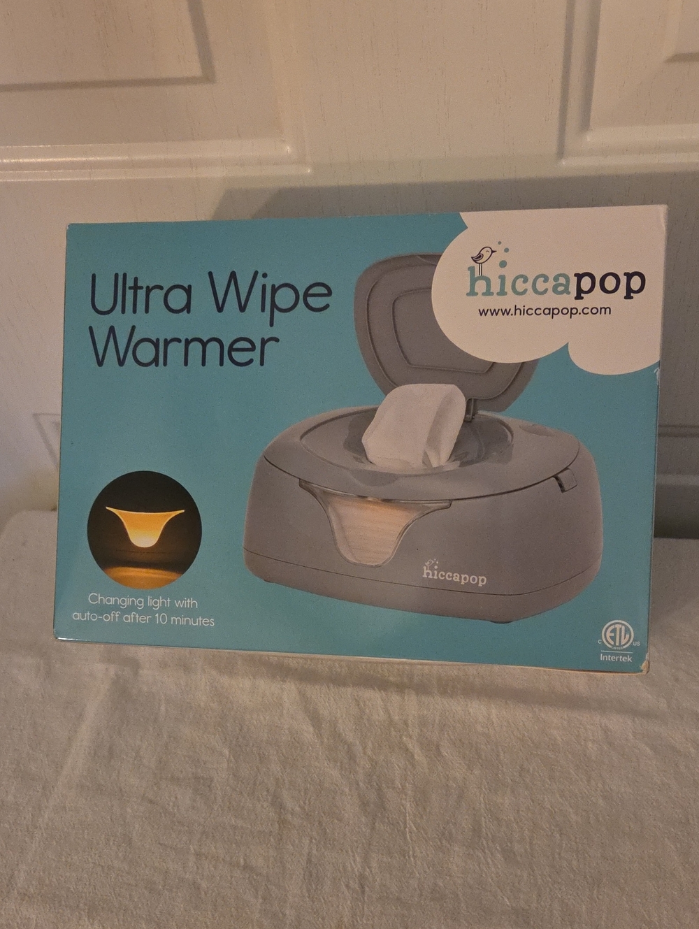 hiccapop Ultra Wipe Warmer - Gray NWOT